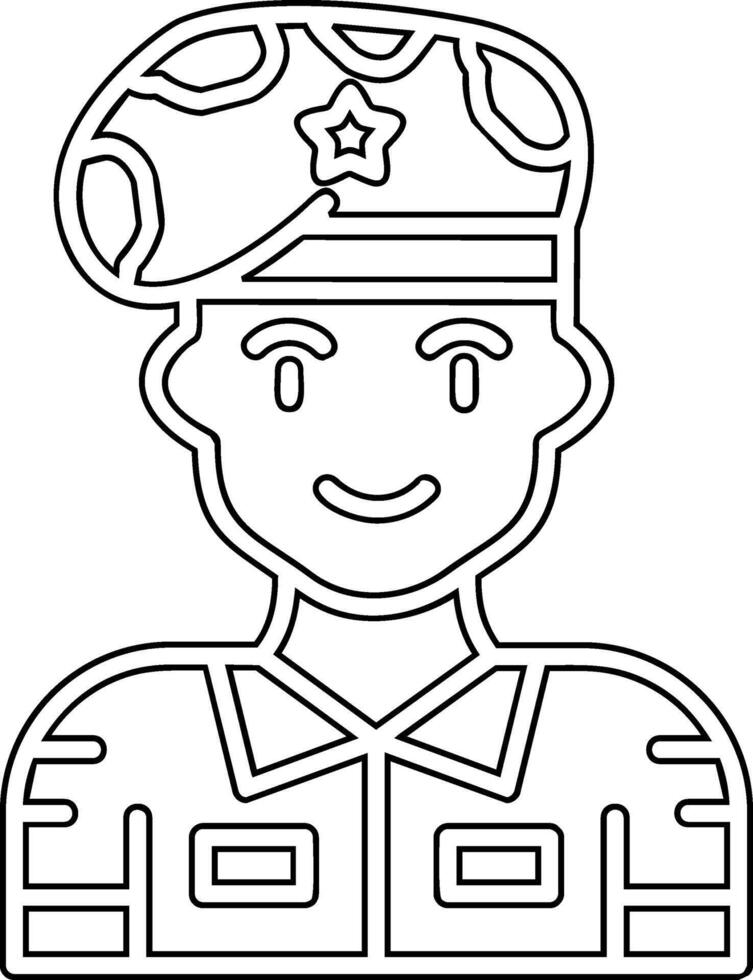Soldier Vector Icon