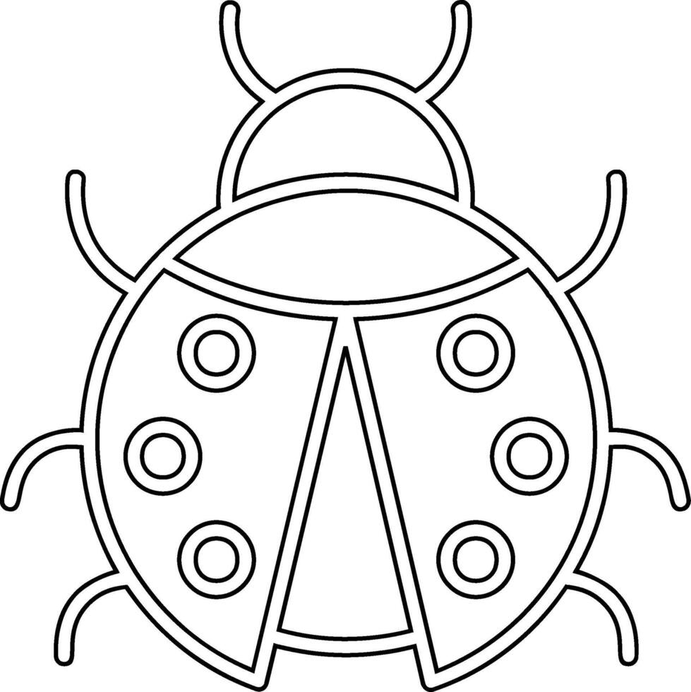 Ladybug Vector Icon