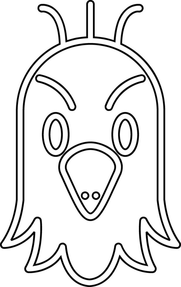 icono de vector de loro