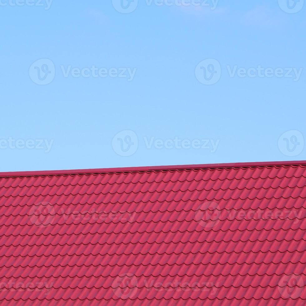 Roof metal sheets photo