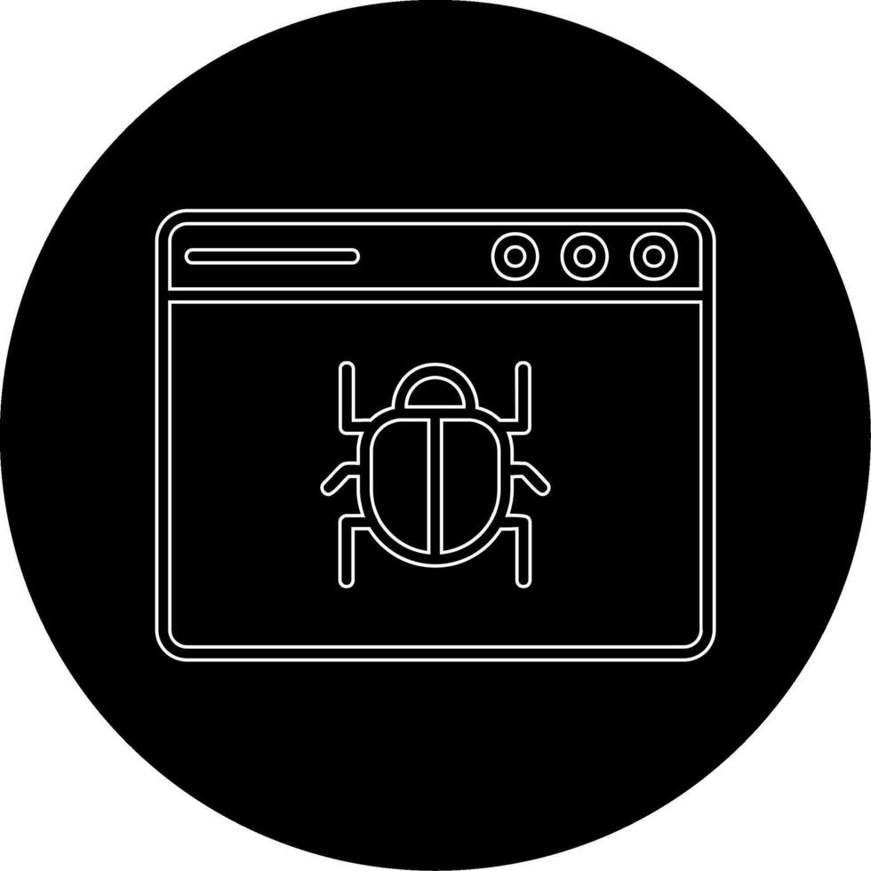 Web Bug Vector Icon