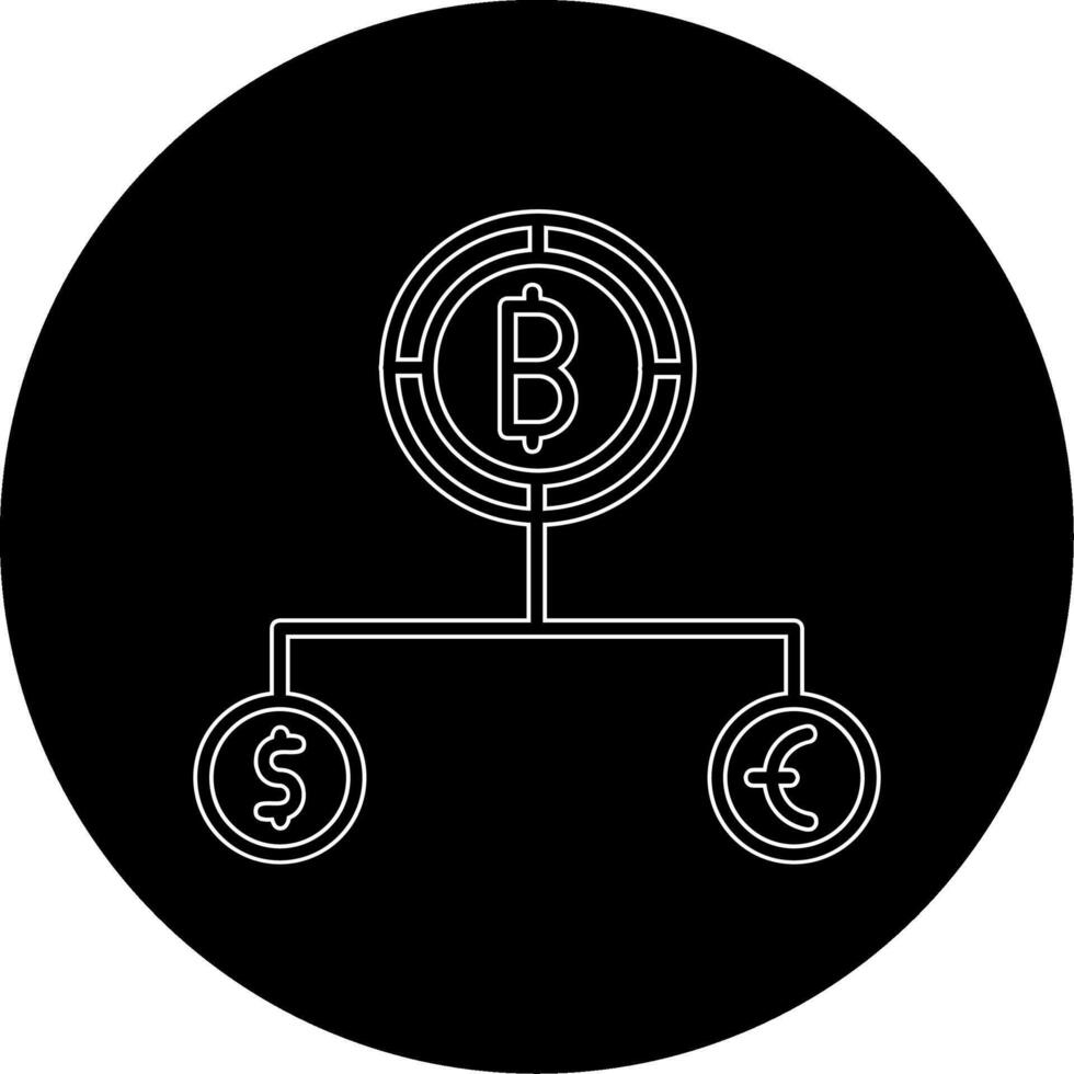 Divide Currency Vector Icon