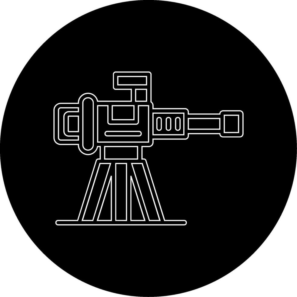 Heavy Machine gun Vector Icon