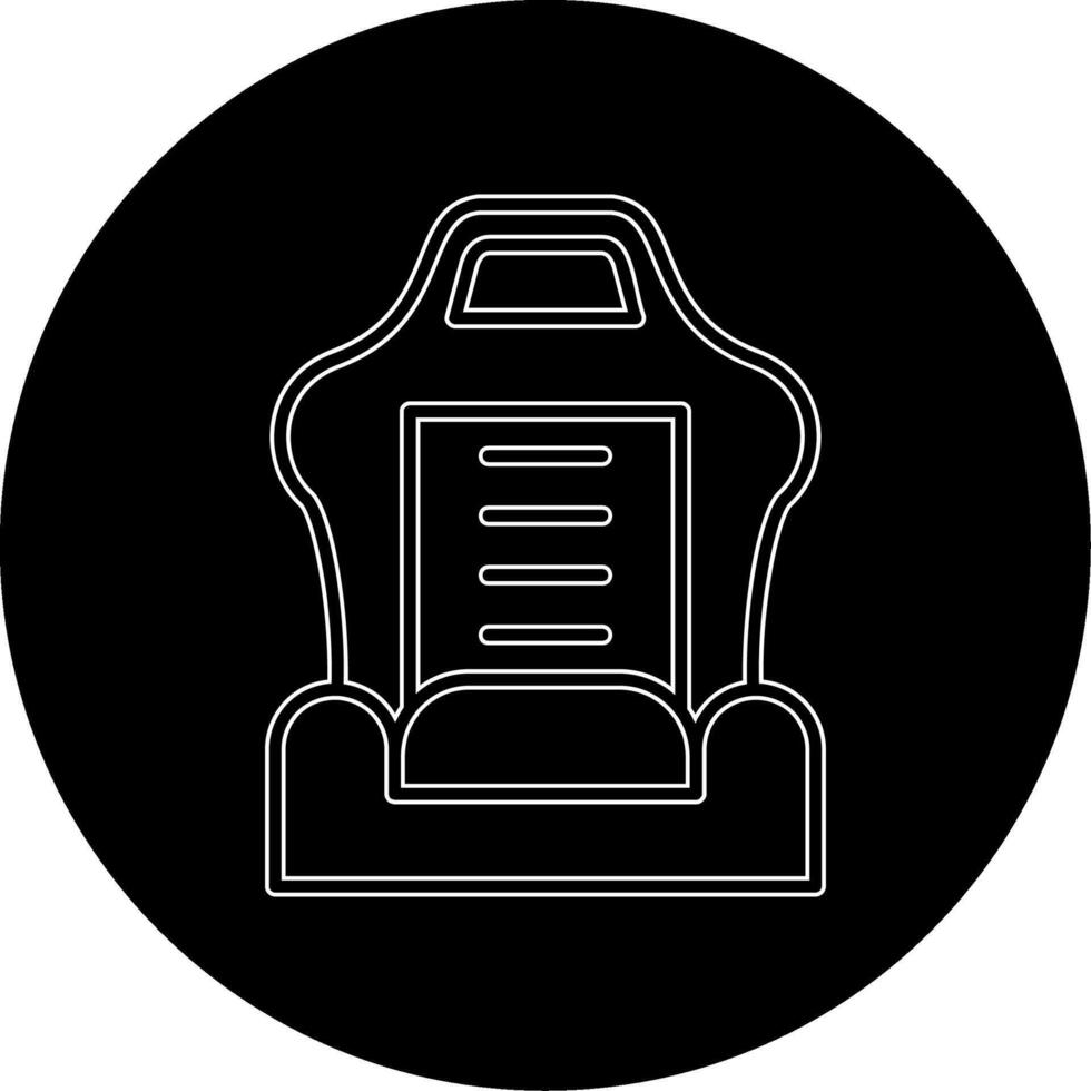 Car Seat Vector Icon