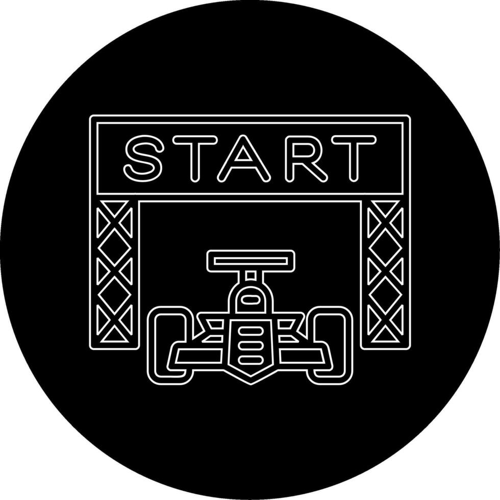 Starting Race  Vector Icon