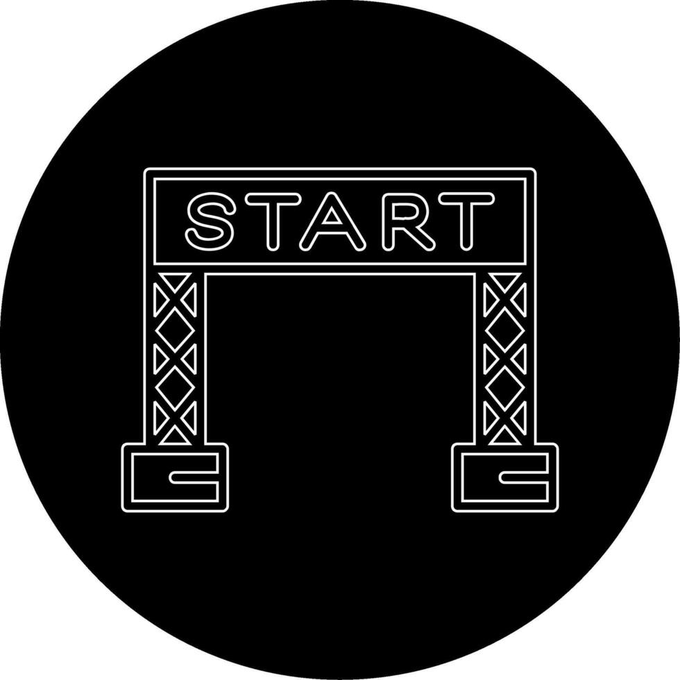 Start Line Vector Icon