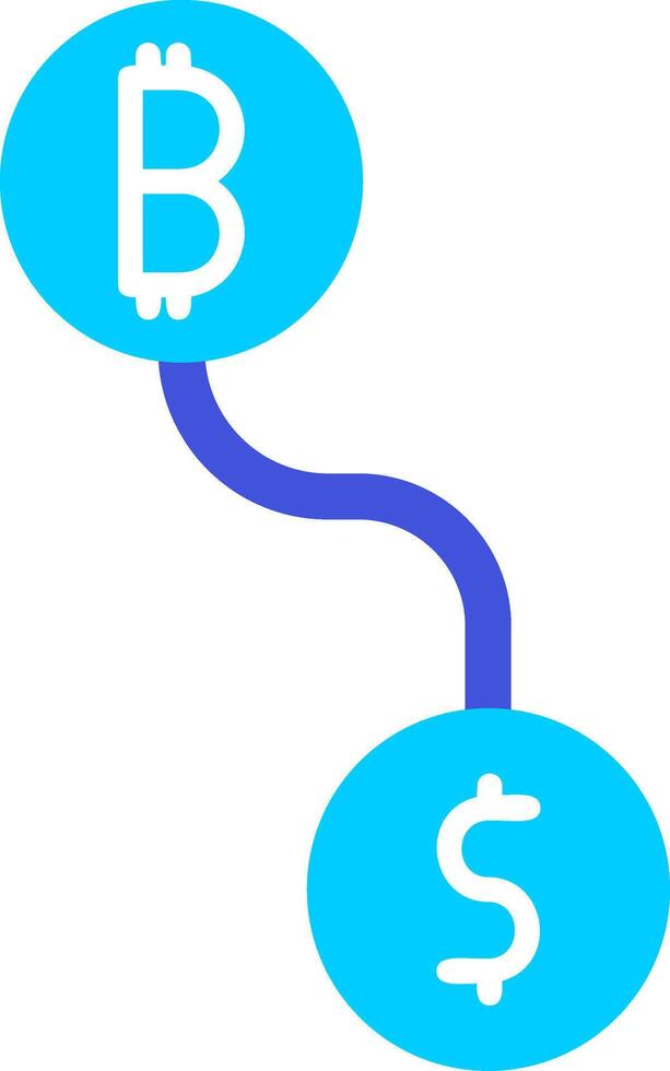 Btc conversion Vector Icon