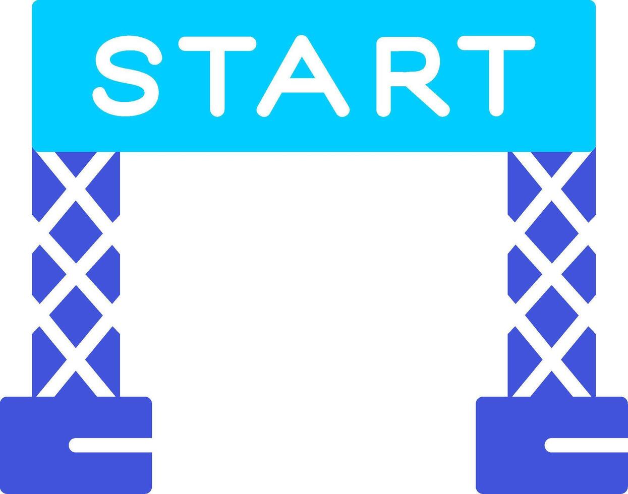 Start Line Vector Icon
