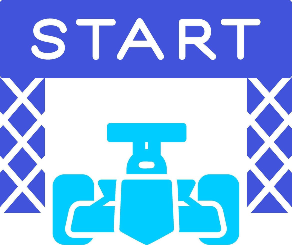 Starting Race  Vector Icon
