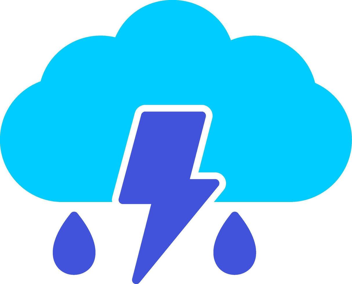 Thunder Vector Icon