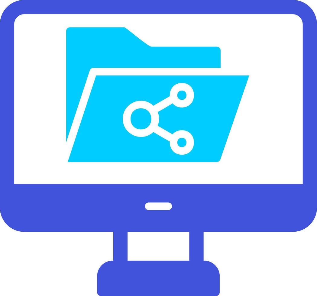 File Sharing Vector Icon