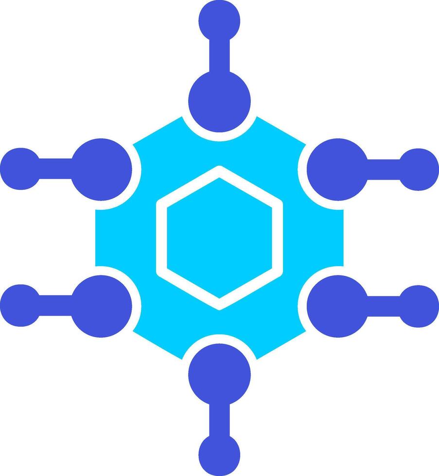 nanotecnología vector icono