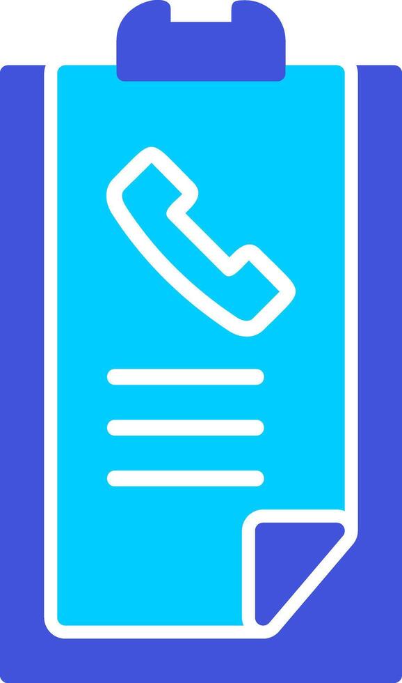 Call list History Vector Icon