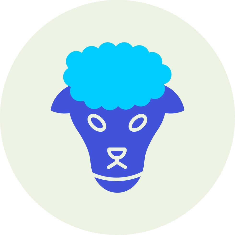 icono de vector de oveja
