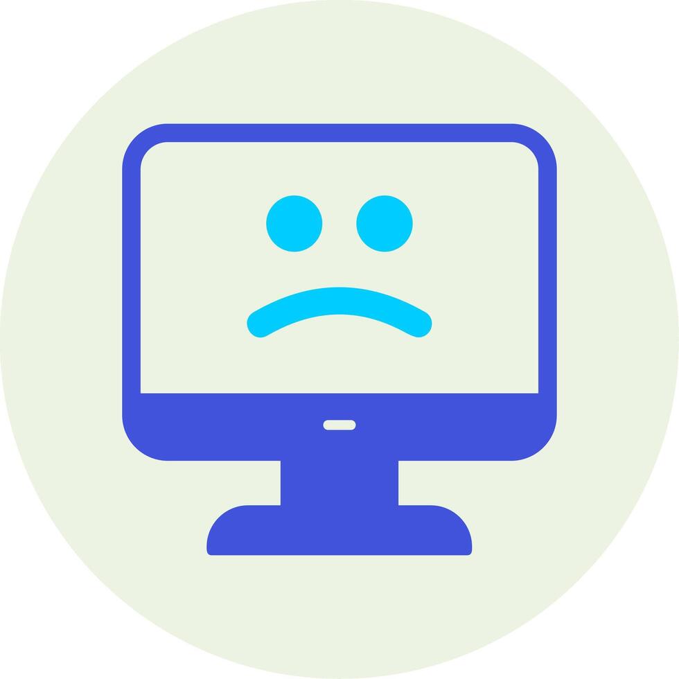 Blue Screen Vector Icon