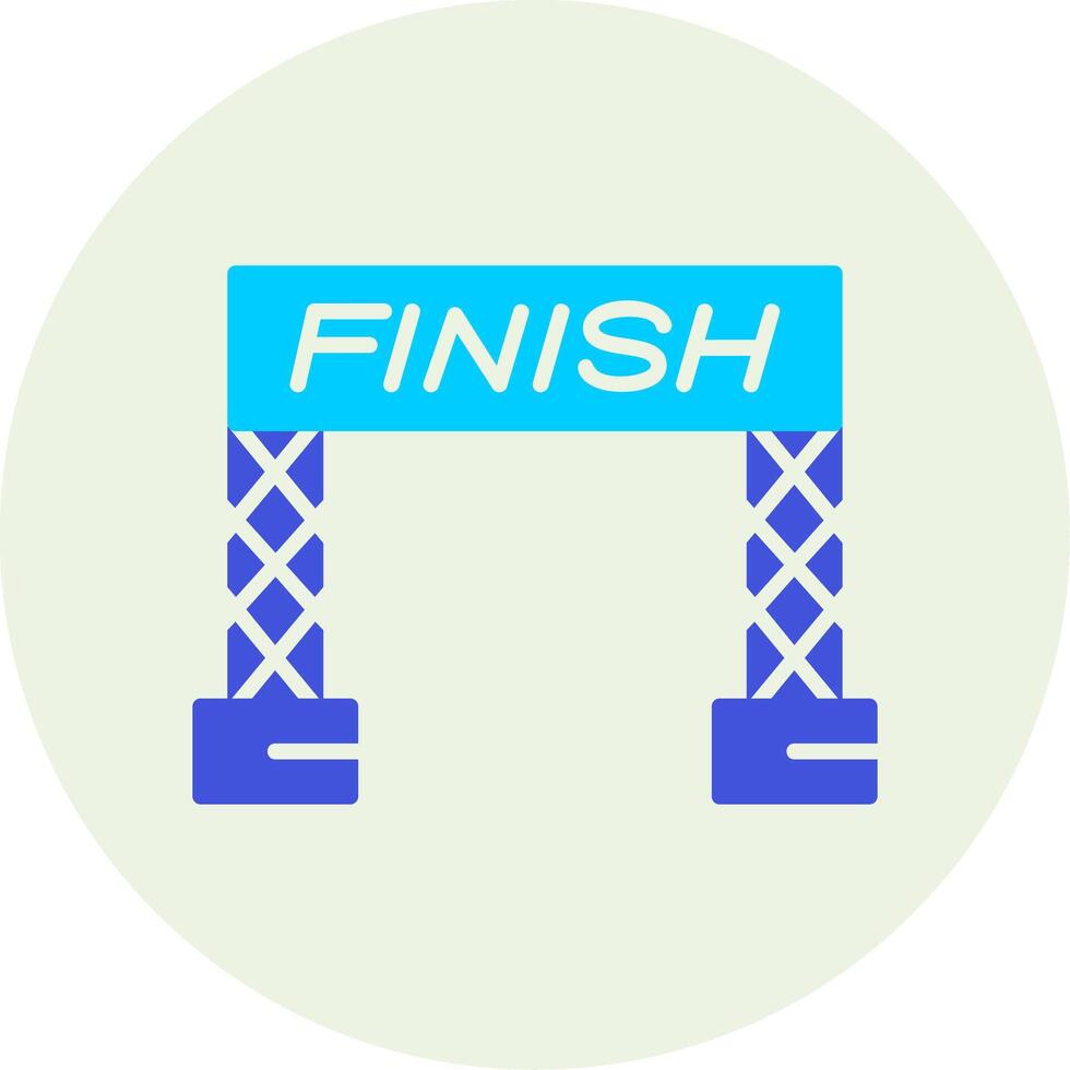 Finish Line Vector Icon