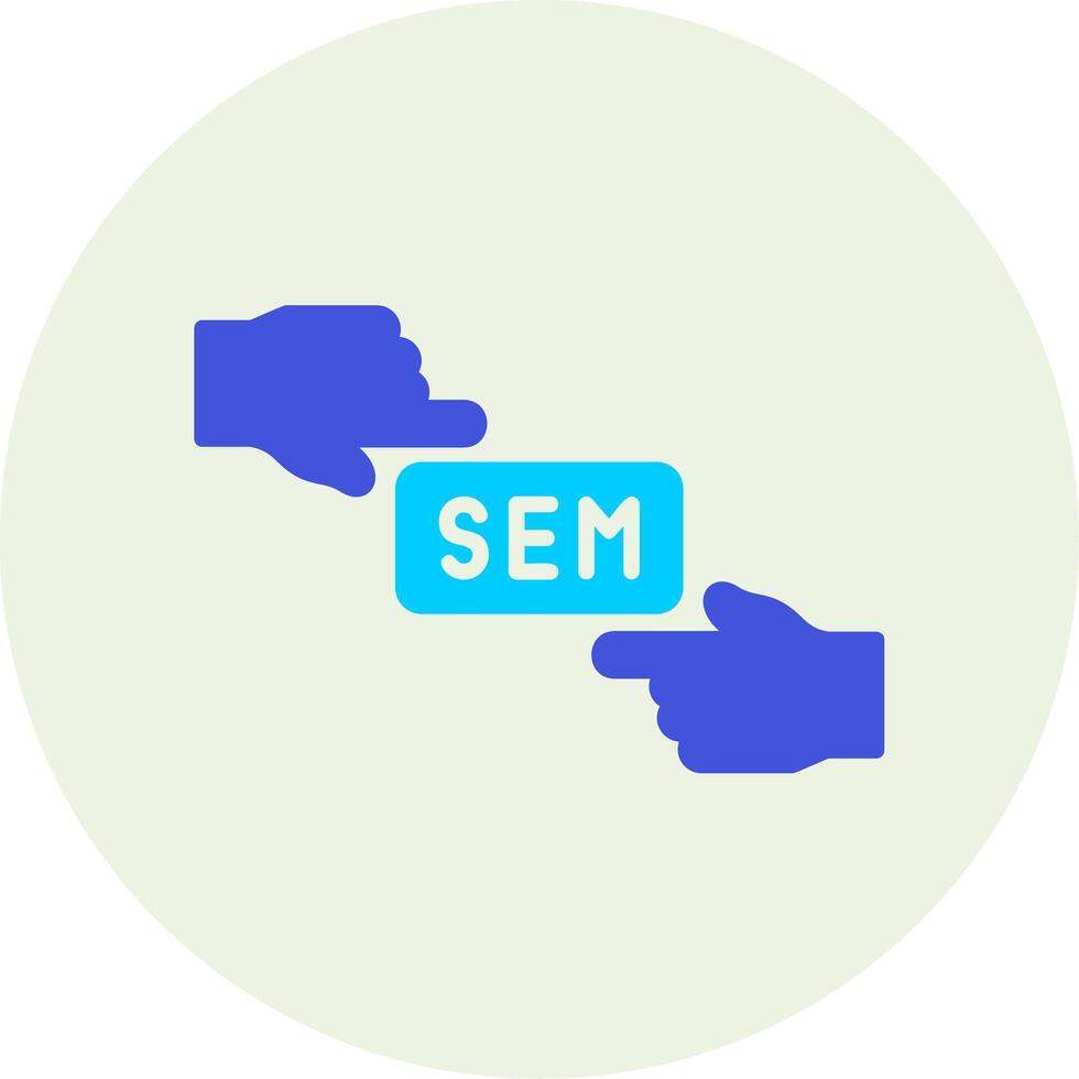 icono de vector de sem