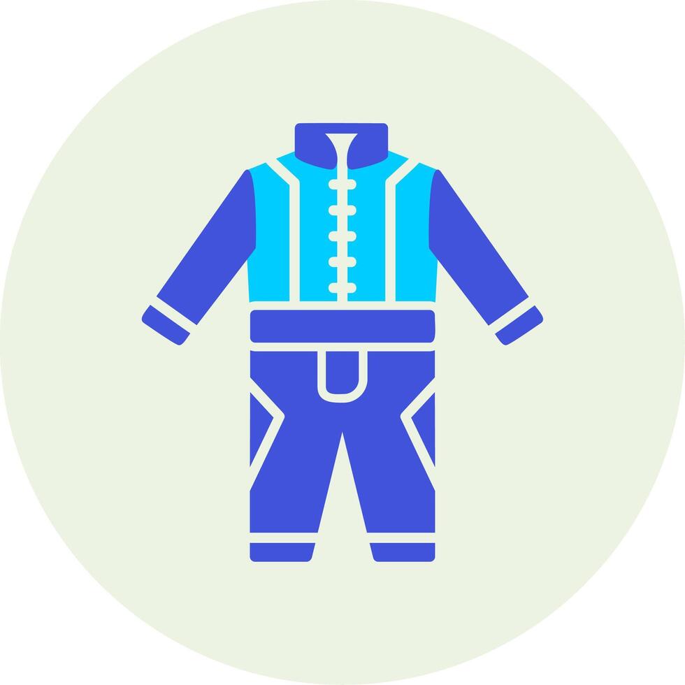 Race Suit Vector Icon