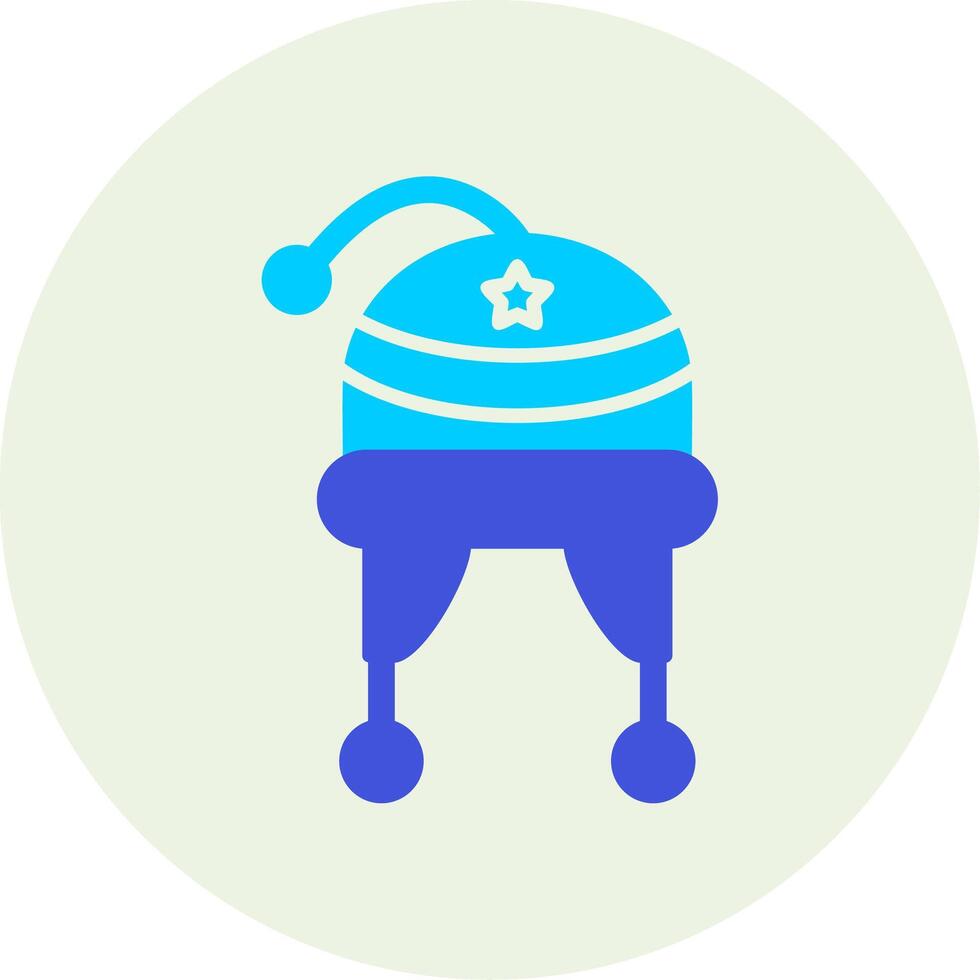 icono de vector de sombrero de invierno