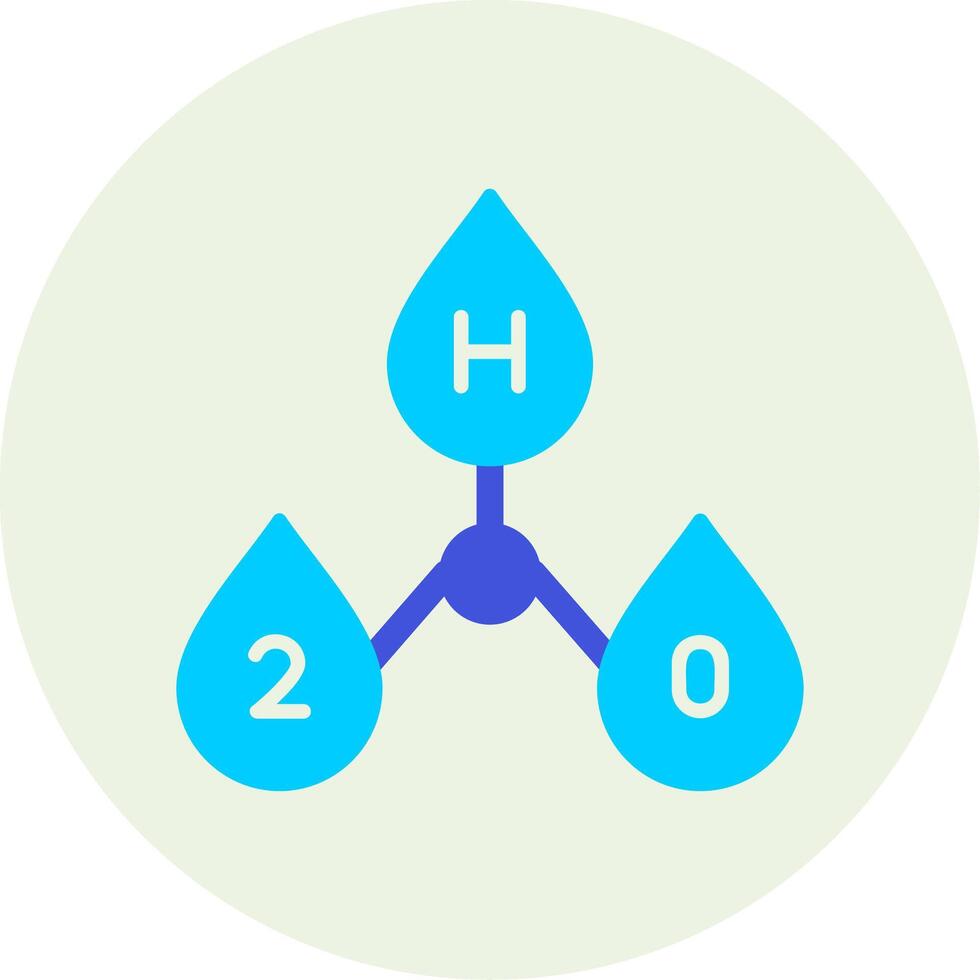 H2o Vector Icon