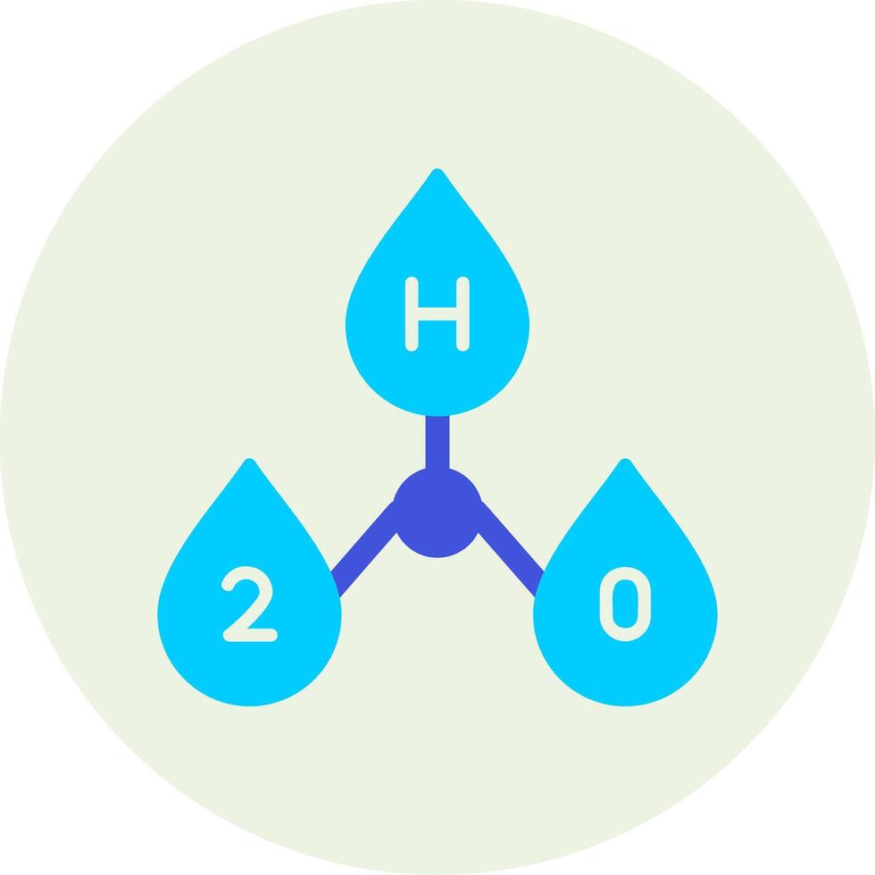 H2o Vector Icon