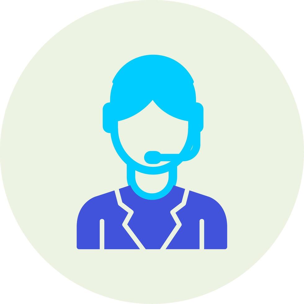 Customer Service Agent Vector Icon