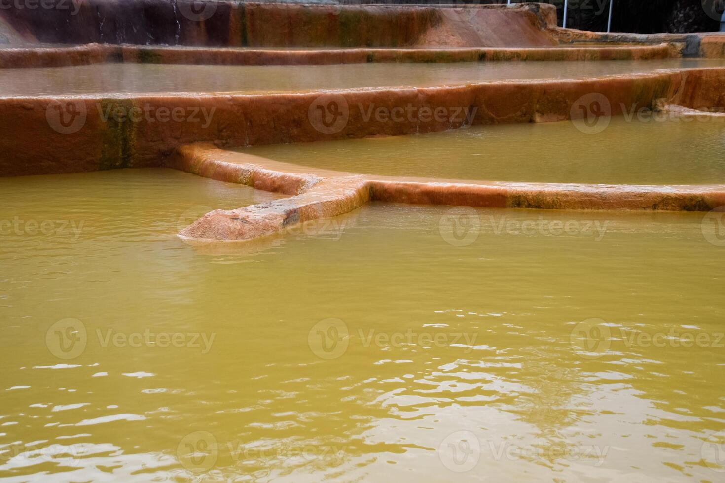 Hot spring mineral medicinal water photo