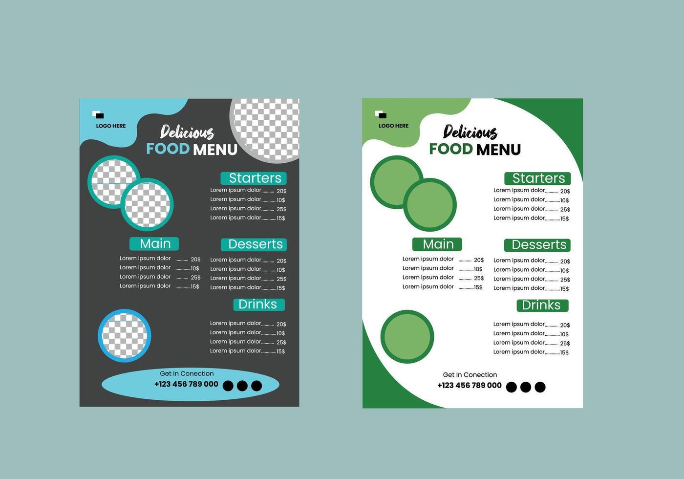 Food Flyer Design vector