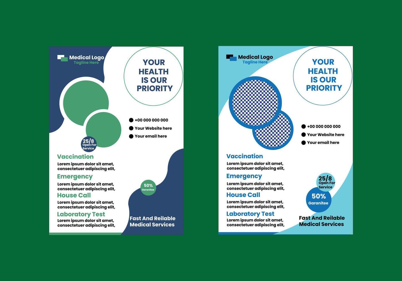 Doctor Flyer Design vector