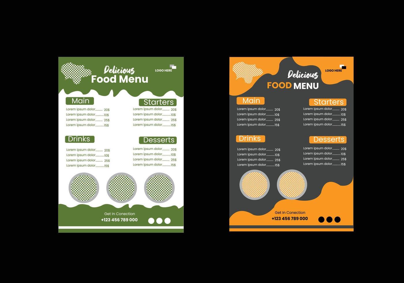 Food Flyer Design vector