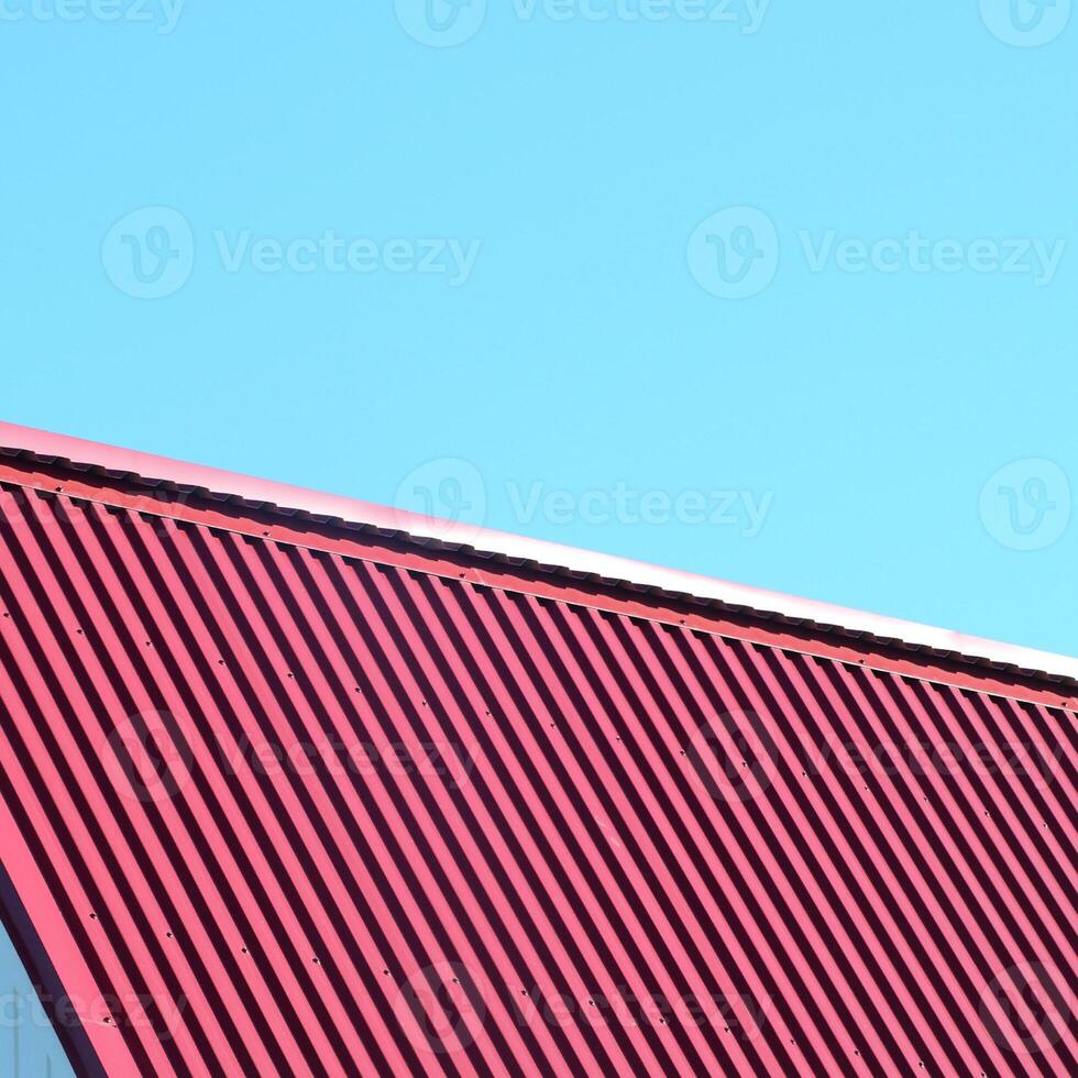 Roof metal sheets photo