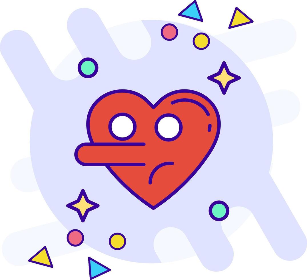 Liar freestyle Icon vector