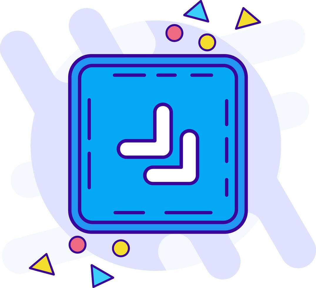 Chevron freestyle Icon vector