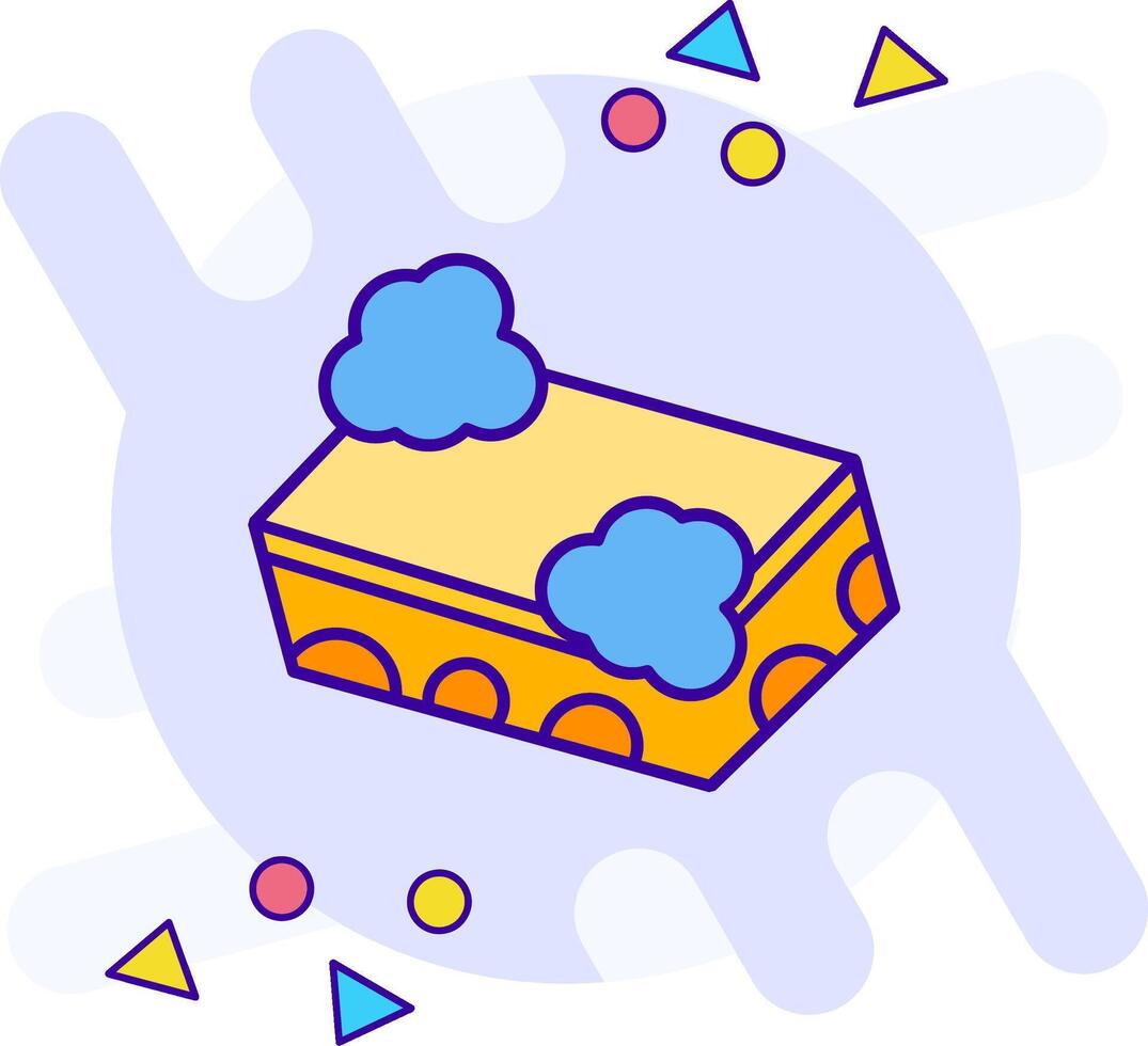 Sponge freestyle Icon vector