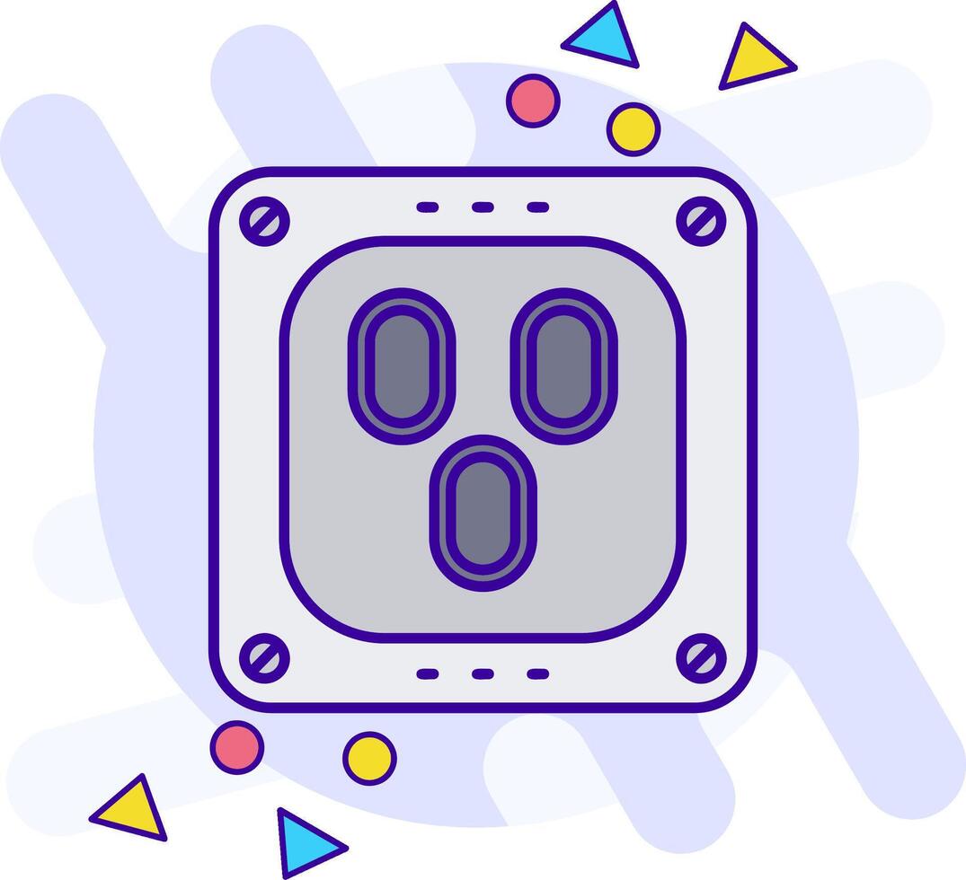 Outlet freestyle Icon vector
