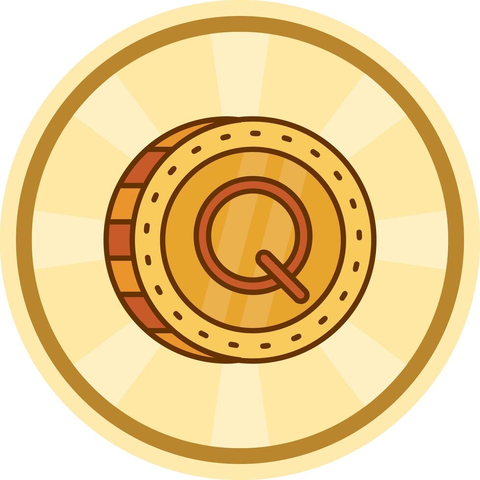 Quetzal Comic circle Icon vector