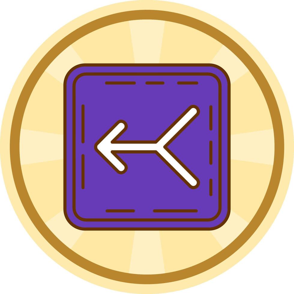 Merge Comic circle Icon vector