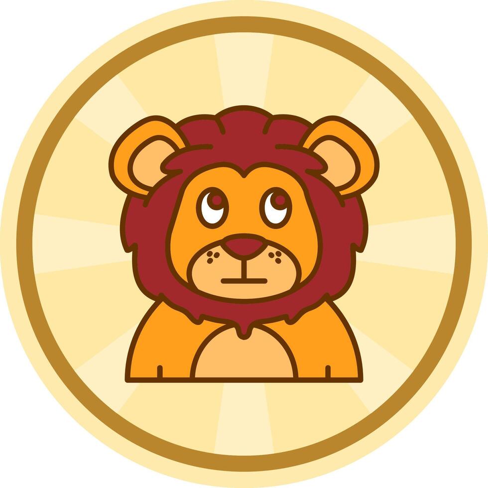 Rolling eyes Comic circle Icon vector