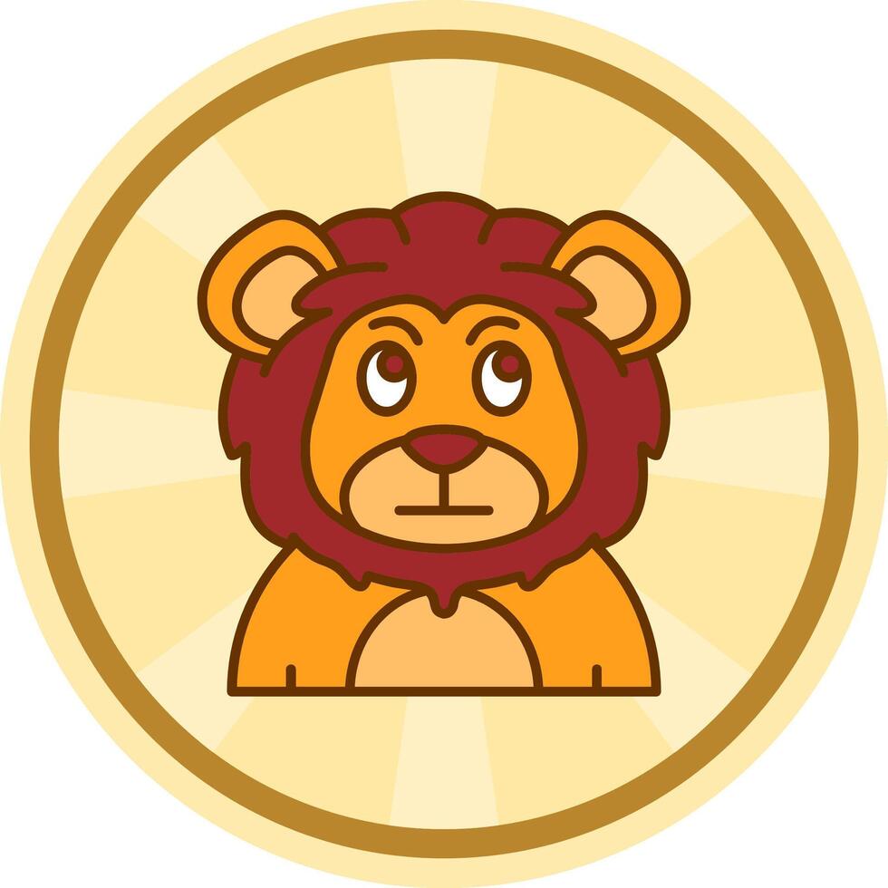 Embarrassed Comic circle Icon vector