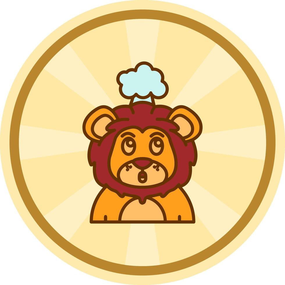 Exploding Comic circle Icon vector