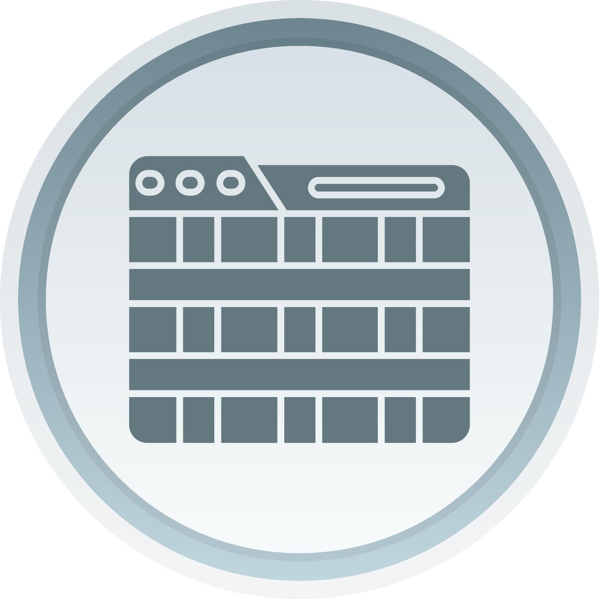 Grid Solid button Icon 38795742 Vector Art at Vecteezy