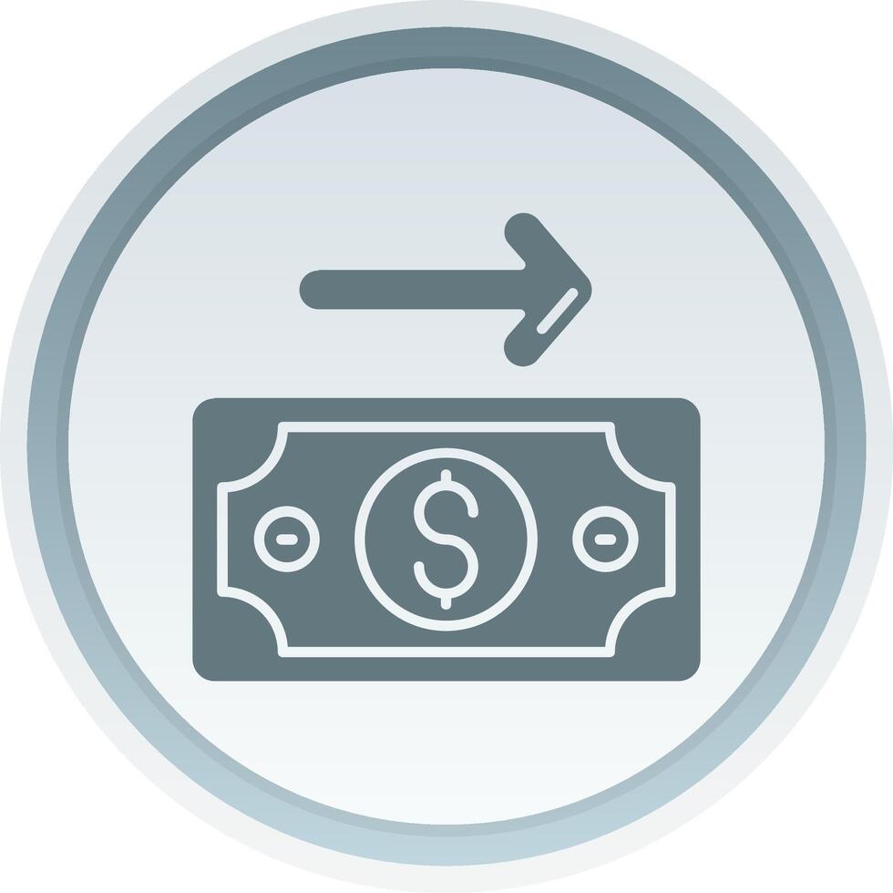 Payment Solid button Icon vector