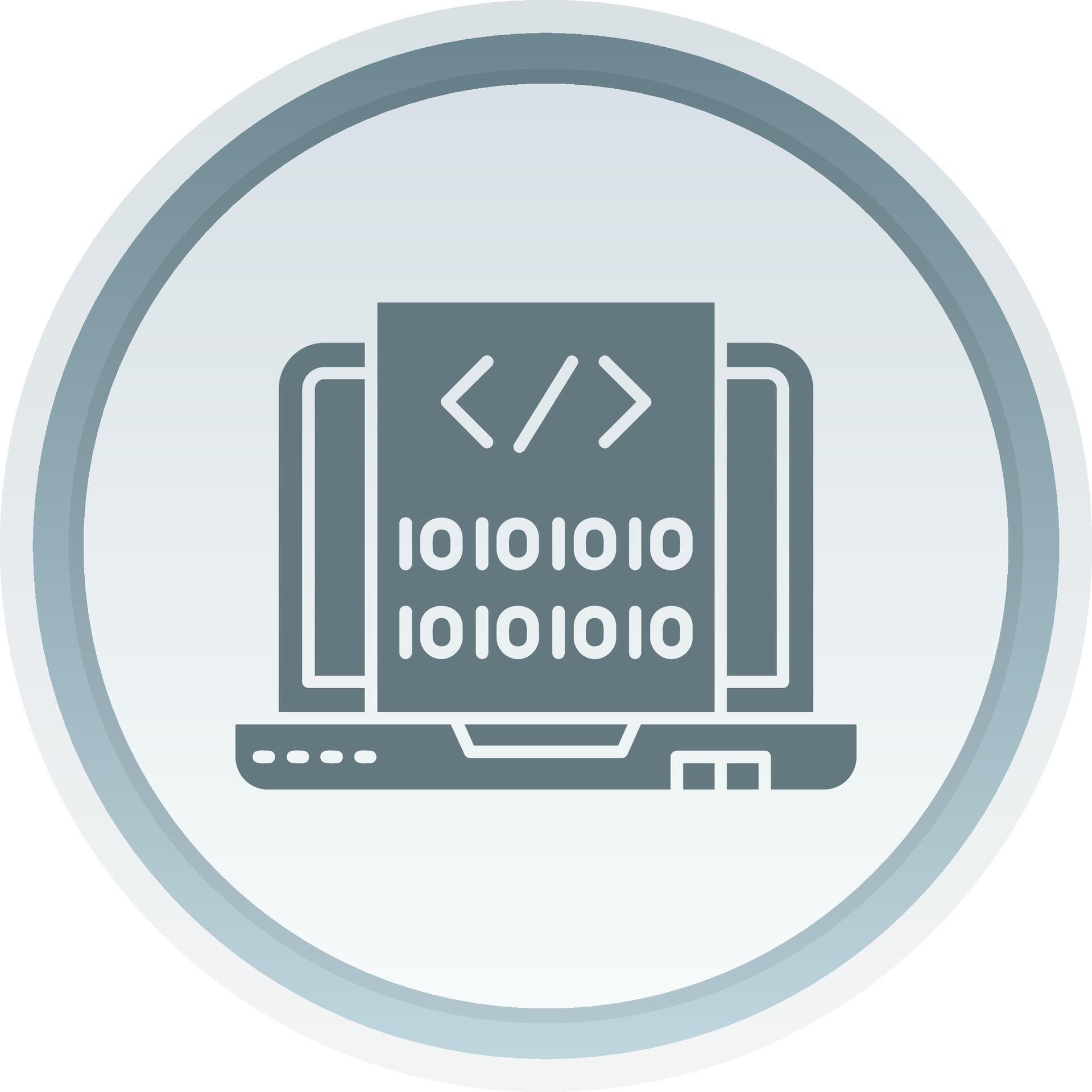 Code Solid button Icon 38795932 Vector Art at Vecteezy