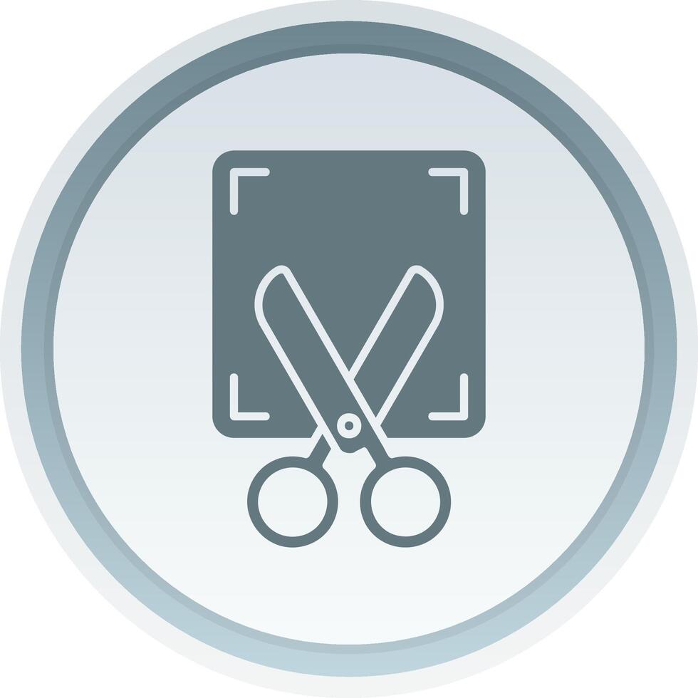 Screenshot Solid button Icon vector