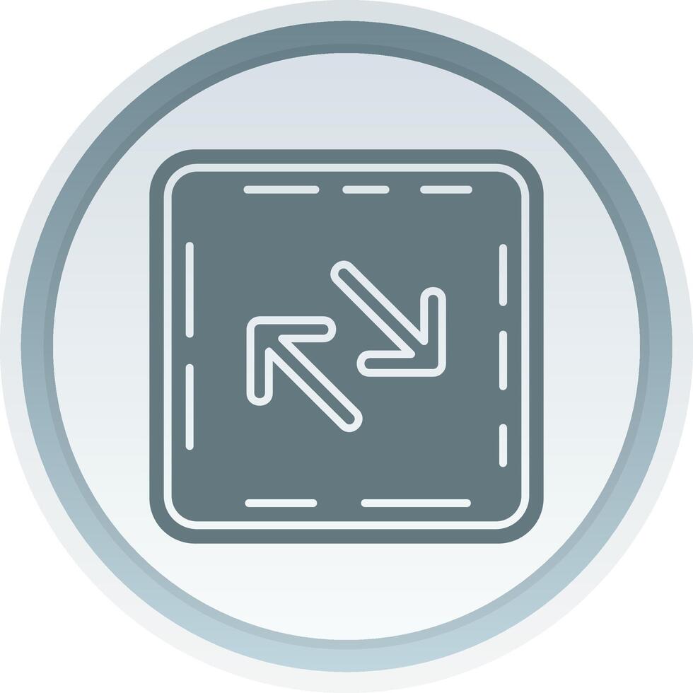 Swap Solid button Icon vector