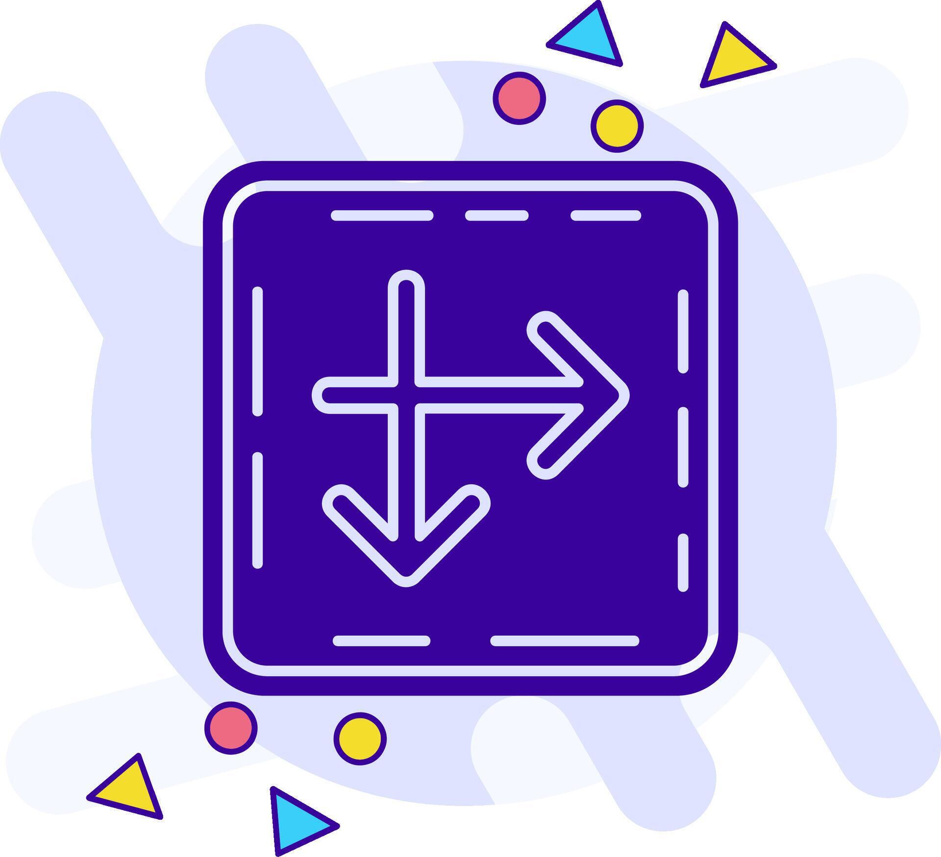 Intersect freestyle solid Icon 38796279 Vector Art at Vecteezy
