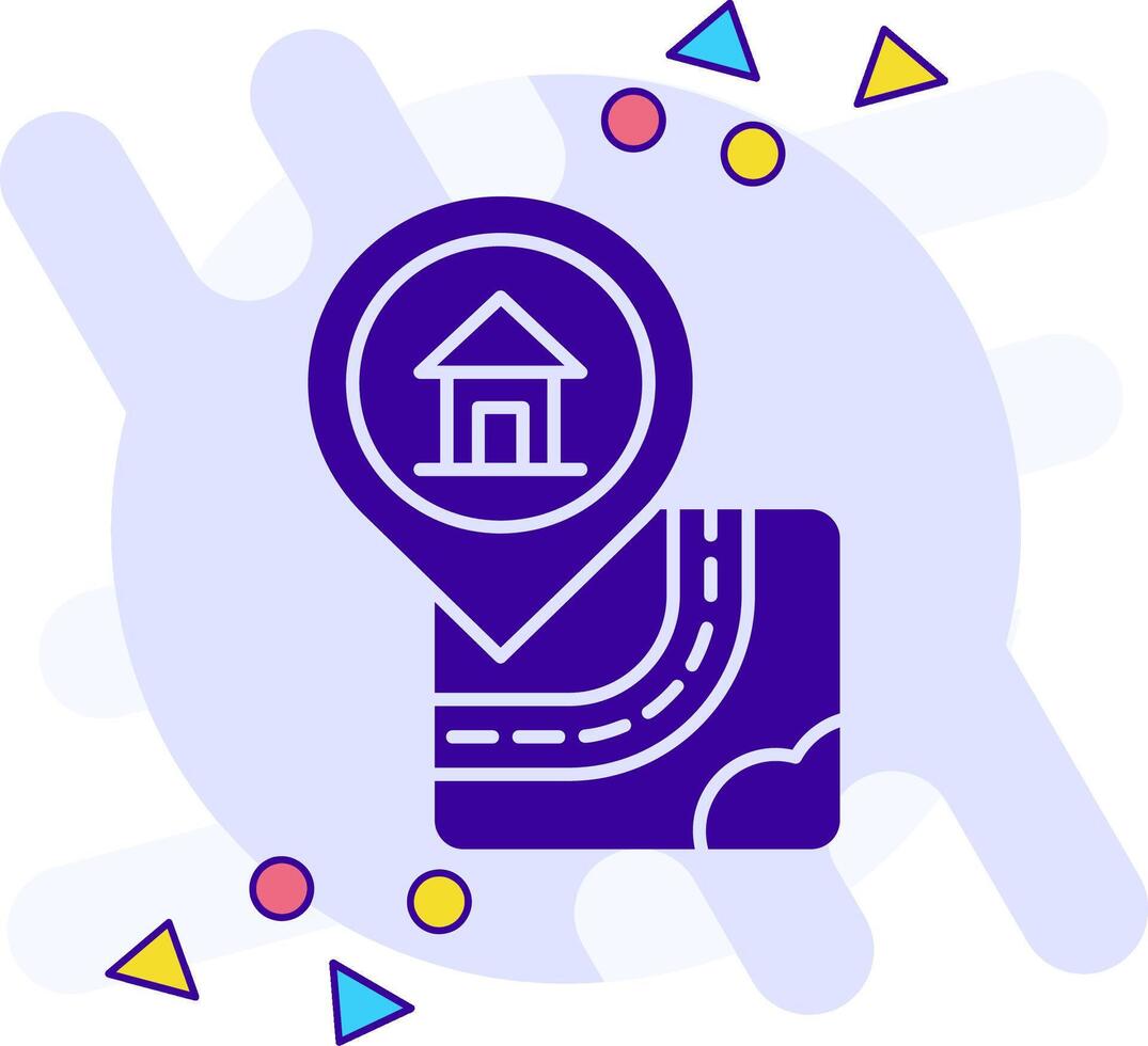 Home freestyle solid Icon vector