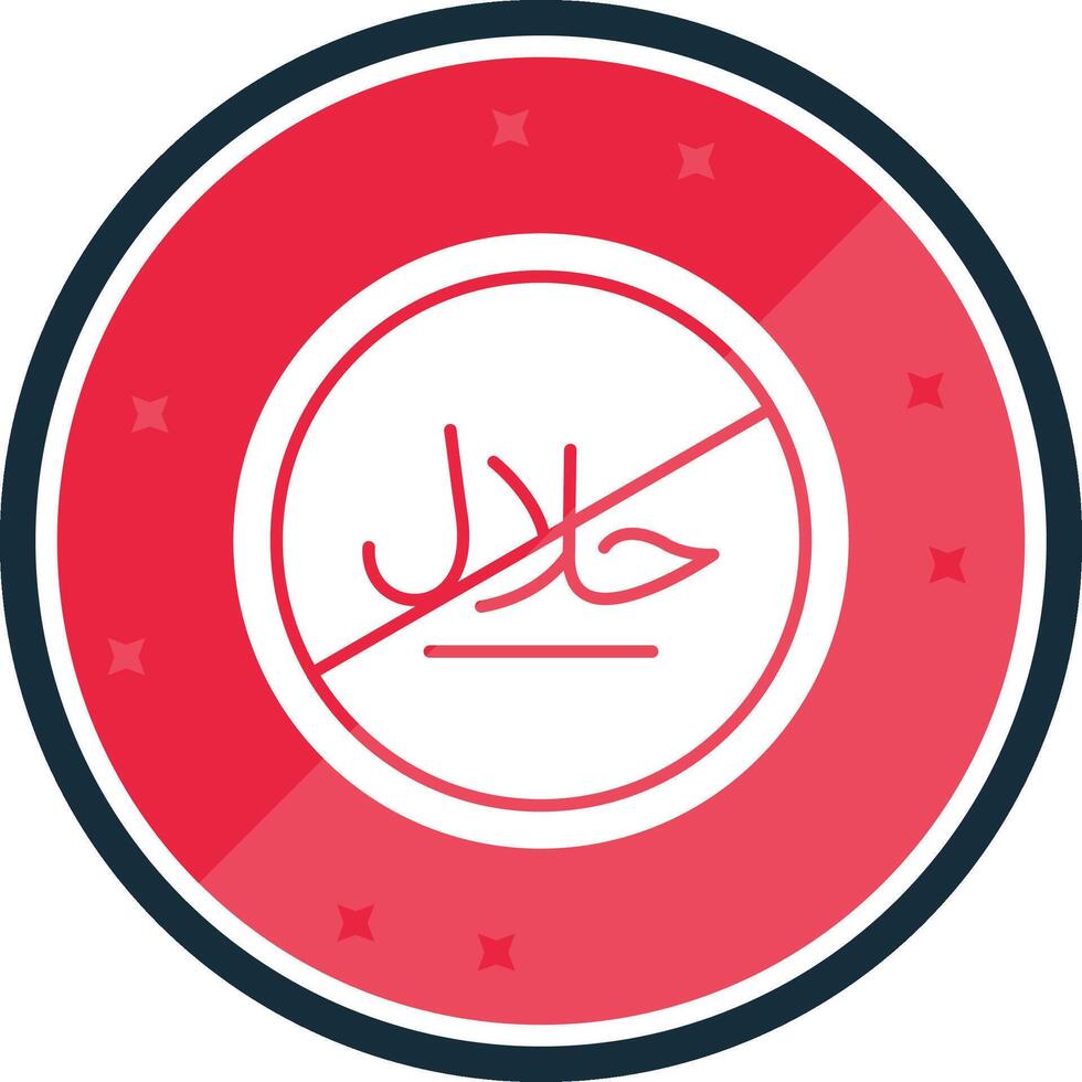 No Glyph verse Icon vector