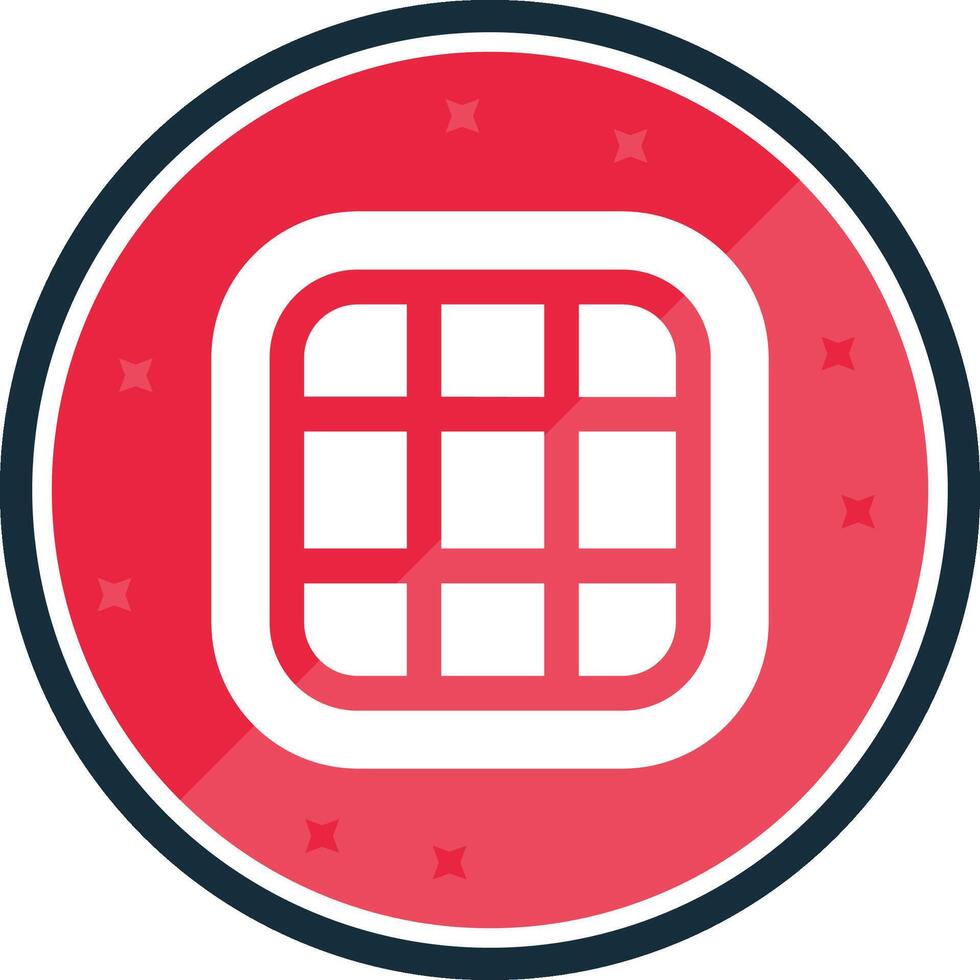 Layout Glyph verse Icon vector