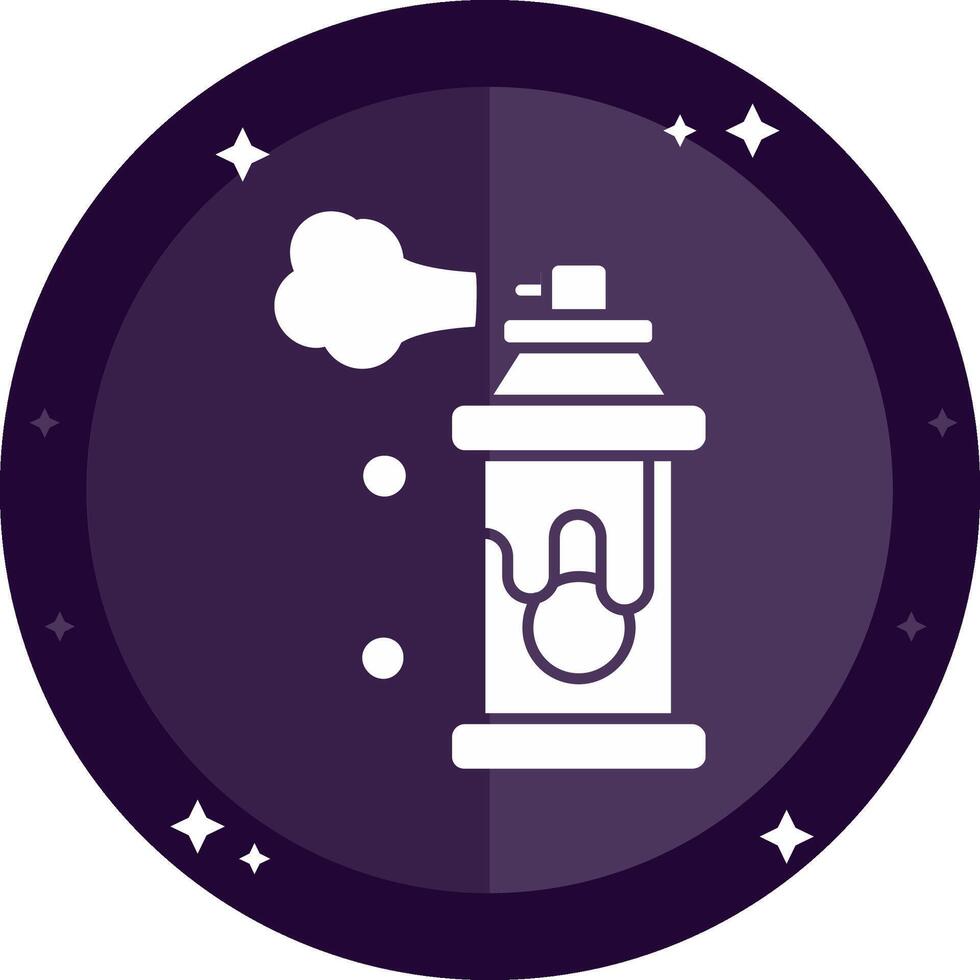 Spray Solid badges Icon vector